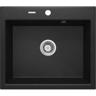 Deante Andante zlewozmywak granitowy 60x52 cm grafitowy mat ZQN_2103