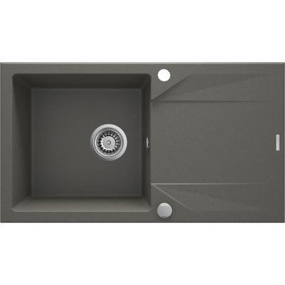 Deante Evora zlewozmywak granitowy 78x44 cm wpuszczany antracyt metalik ZQJT113