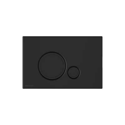 EXCELLENT RINGO PRZYCISK STERUJĄCY DO STELAŻA PODTYNKOWEGO SHIRO 2.0, CZARNY SOFT INEX.RI230.150.BL