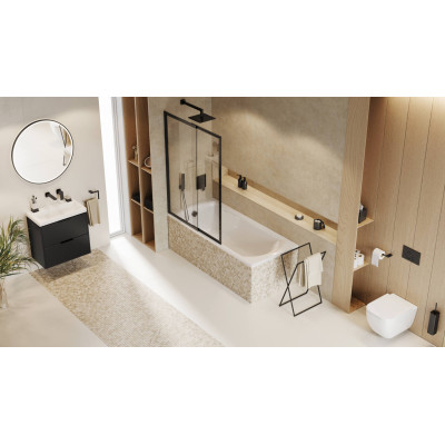 EXCELLENT RINGO PRZYCISK STERUJĄCY DO STELAŻA PODTYNKOWEGO SHIRO 2.0, CZARNY SOFT INEX.RI230.150.BL