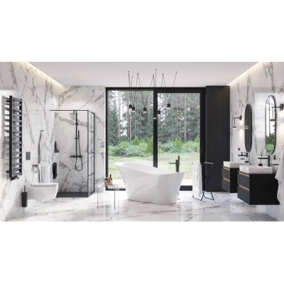 EXCELLENT RINGO PRZYCISK STERUJĄCY DO STELAŻA PODTYNKOWEGO SHIRO 2.0, CZARNY SOFT INEX.RI230.150.BL