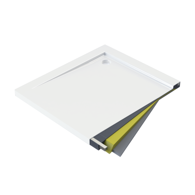 Deante Kerria Plus brodzik 120x90 cm prostokątny biały KTS043B