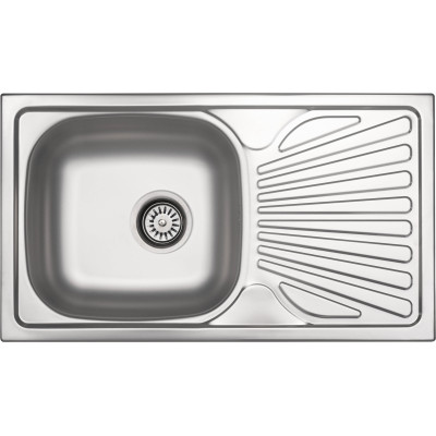 Deante Legato zlewozmywak stalowy 76x43,5 cm satyna/stal ZEL0113