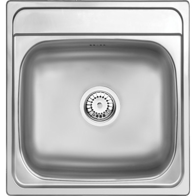 Deante Mercato zlewozmywak stalowy 1-komorowy stal dekor ZHM3100
