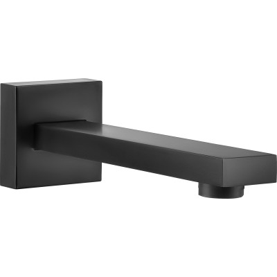 Deante Cascada Nero wylewka wannowa ścienna czarny mat NACN82K