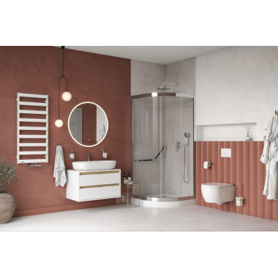 EXCELLENT SENSE BRODZIK PÓŁOKRĄGŁY 100X100 CM KOMPAKT, BIAŁY BREX.SEN10WHC