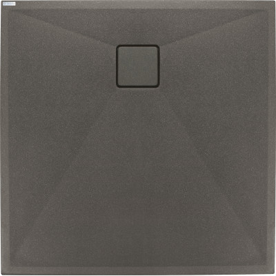 Deante Correo brodzik kwadratowy 90x90 cm antracyt KQR_T41B