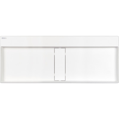 Deante Blur umywalka 100x40 cm prostokątna nablatowa biała CQB_AU1S