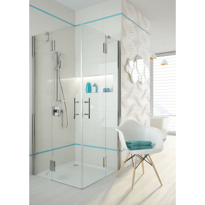 Deante Cubic brodzik 90x90 cm kwadratowy biały KTK041B