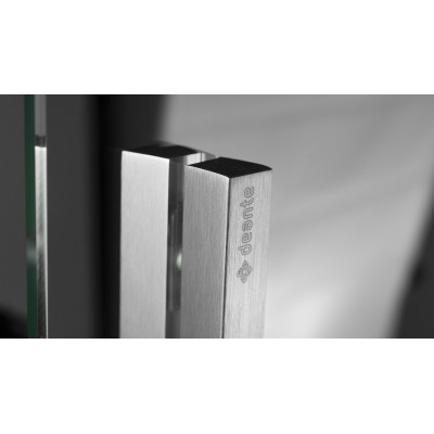 Deante Prizma ścianka prysznicowa walk-in 90 cm stal szczotkowana /szkło przezroczyste KTJ_F39R