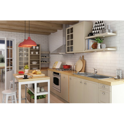 Deante Legato zlewozmywak stalowy 76x43,5 cm z baterią kuchenną Luno chrom ZELA0113