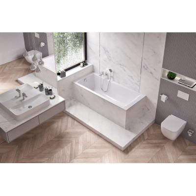 EXCELLENT AQUARIA WANNA 160X70 CM, BIAŁA WAEX.AQU16WH