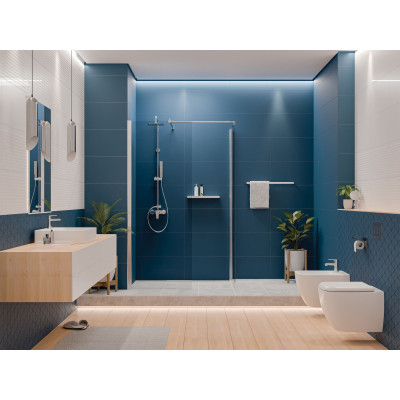 Deante Corio bateria bidetowa stojąca chrom BFC030M