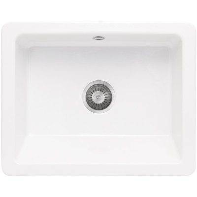 Deante Sabor zlewozmywak ceramiczny 61,5x48,5 cm biały ZCB_610H