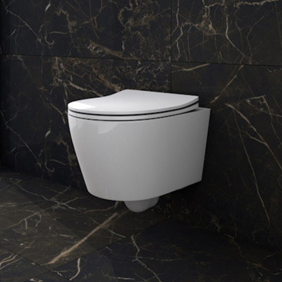 HOMELIKE ZESTAW GROHE 4 w 1 + przycisk czarny prostokątny + miska Praia