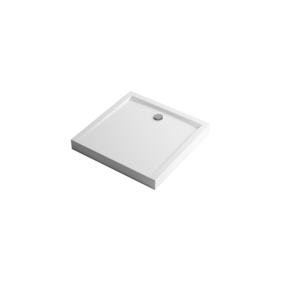 EXCELLENT FORMA BRODZIK KWADRATOWY 80X80 CM KOMPAKT, BIAŁY BREX.FOR08WHC