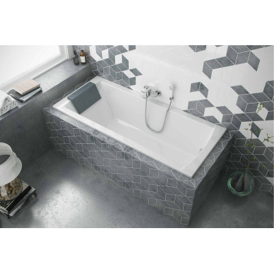 EXCELLENT PRIM ZAGŁÓWEK WANNOWY WAZA.PRIM-SZARY