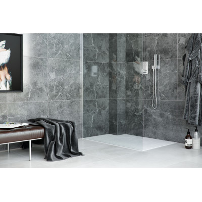 EXCELLENT LAVANO SLIM BRODZIK PROSTOKĄTNY 100X90 CM, BIAŁY BREX.1103.100.090.WHN