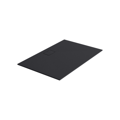 EXCELLENT LAVANO SLIM BRODZIK PROSTOKĄTNY 120X80 CM, CZARNY BREX.1103.120.080.BLN