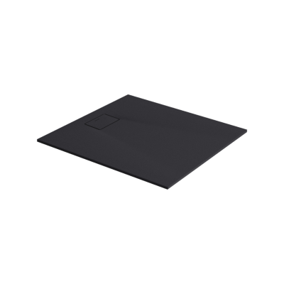 EXCELLENT LAVANO SLIM BRODZIK PROSTOKĄTNY 90X80 CM, CZARNY BREX.1103.090.080.BLN