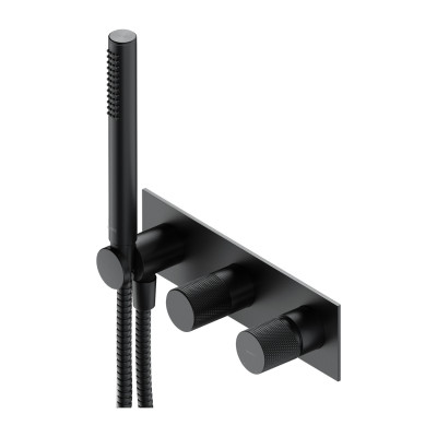 OMNIRES CONTOUR BATERIA PRYSZNICOWO-WANNOWA PODTYNKOWA Z RĄCZKĄ PRYSZNICOWĄ CT8035/1AT