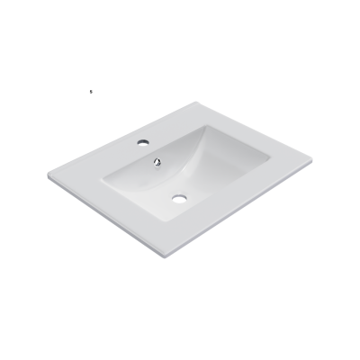 EXCELLENT AS UMYWALKA WPUSZCZANA W BLAT 60 CM, BIAŁA CEEX.3617.600.WH