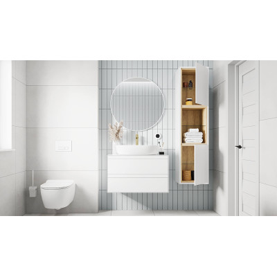 EXCELLENT VIRRO LUSTRO OKRĄGŁE 80 BIAŁY MAT DOEX.VI080.WH