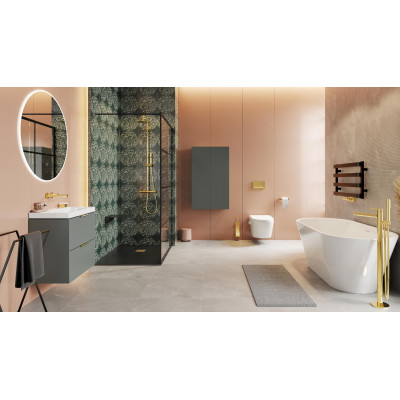 EXCELLENT RIKO SZCZOTKA WOLNOSTOJĄCA/DO ŚCIANY, ZŁOTY DOEX.1617GL