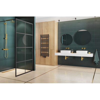 EXCELLENT HOROS 121 GRZEJNIK ŁAZIENKOWY 121X50, CZARNY SOFT GREX.HO121.BL