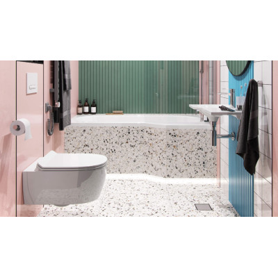 EXCELLENT TORVI ODPŁYW PUNKTOWY Z KRATKĄ 130MM STAL NIERDZEWNA INEX.TO130.50