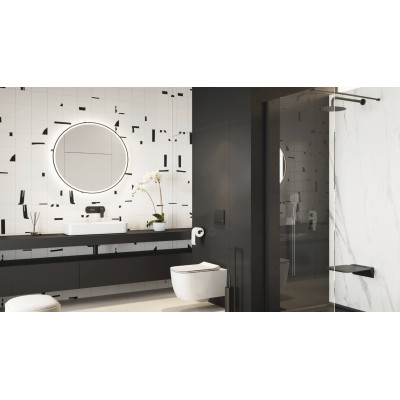 EXCELLENT RIKO UCHWYT NA PAPIER, CZARNY DOEX.1608BL