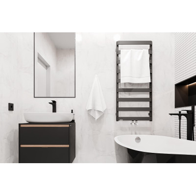 EXCELLENT METEOR 111 GRZEJNIK ŁAZIENKOWY 111X50, CZARNY SOFT GREX.ME111.BL