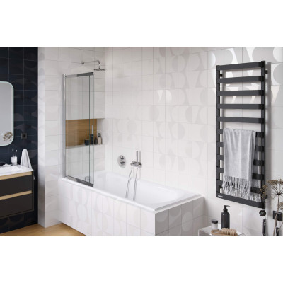 EXCELLENT METEOR 137 GRZEJNIK ŁAZIENKOWY 137X50, CZARNY SOFT GREX.ME137.BL