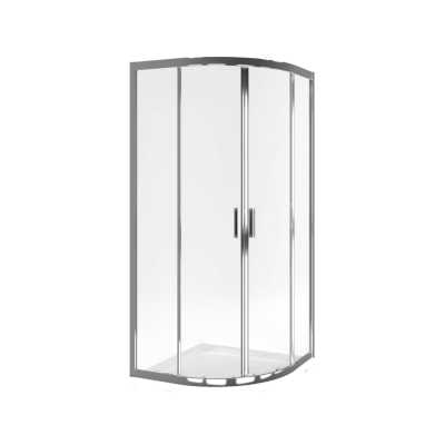 EXCELLENT SERIA 201 KABINA PÓŁOKRĄGŁA, DRZWI PRZESUWNE PODWÓJNE 90X90X190 CM KAAC.1801.900/N