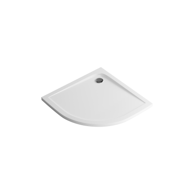 EXCELLENT SENSE BRODZIK PÓŁOKRĄGŁY 90X90 CM NISKI, BIAŁY BREX.SEN09WHN