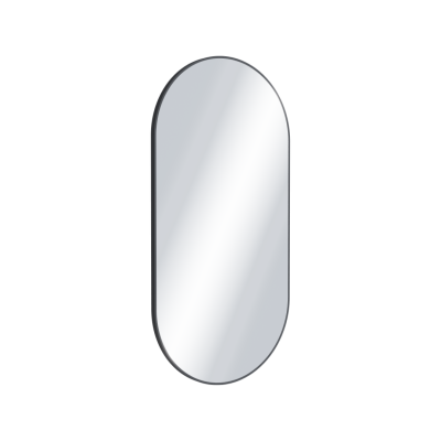 EXCELLENT REVIA LUSTRO OWALNE 100X50 CZARNY MAT DOEX.RE100.050.BL