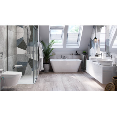 EXCELLENT JIMA 60 UMYWALKA NABLATOWA 61,5X41,5X13,5 CM, BIAŁA CEAC.2001.615.WH