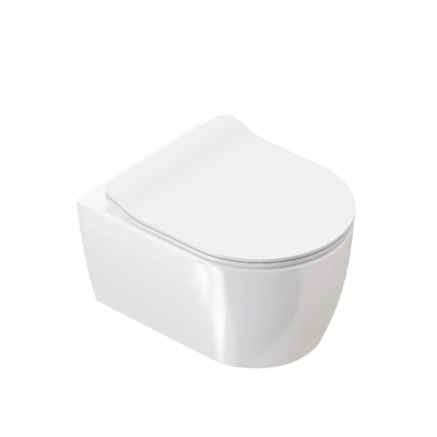 EXCELLENT EXCELLENT DOTO PURE RIM MISKA WC 48,5X36 CM, Z DESKĄ, BIAŁA CEEX.1404.485.WH