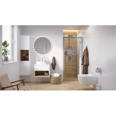 EXCELLENT EXCELLENT DOTO PURE RIM MISKA WC 54,5X36 CM, Z DESKĄ, BIAŁA CEEX.1404.545.WH