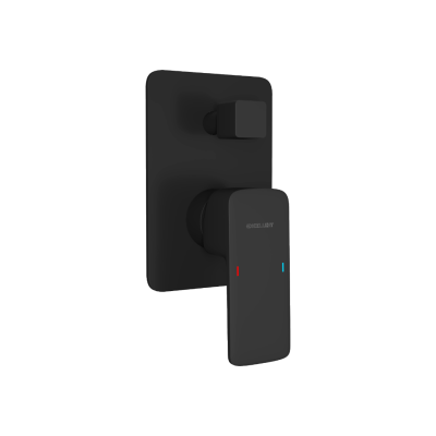 EXCELLENT KERIA BATERIA PRYSZNIC-WANNA PODTYNKOWA, CZARNA AREX.2045BL