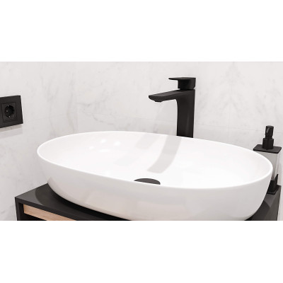 EXCELLENT KERIA BATERIA UMYWALKOWA WYSOKA, CZARNA AREX.2002BL