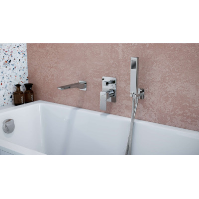 EXCELLENT KERIA BATERIA PRYSZNIC-WANNA PODTYNKOWA, CHROM AREX.2045CR