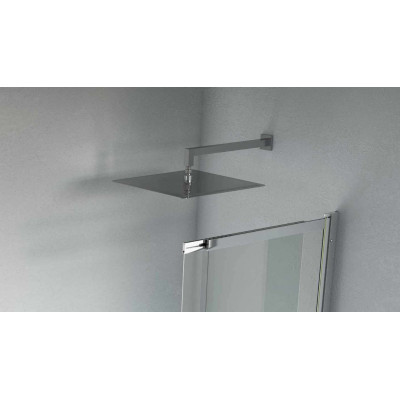 EXCELLENT GŁOWICA PRYSZNICOWA 20 CM KWADRATOWA SLIM, CHROM AREX.3022CR