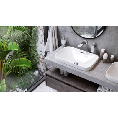 EXCELLENT KERIA BATERIA UMYWALKOWA PODTYNKOWA, CHROM AREX.2014CR