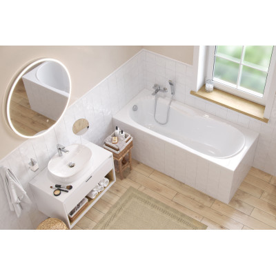 EXCELLENT SEKWANA WANNA 160X70 CM, BIAŁA WAEX.SEK16WH