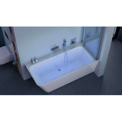 EXCELLENT CHROMOTERAPIA 4-LED Z WANNĄ NAROŻNĄ LILA 2.0 160 CM PRAWĄ WAEX.LIL2.LED4160PWHN