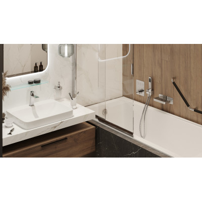 EXCELLENT KROTOS WYLEWKA PRYSZNICOWO-WANNOWA KASKADOWA, CHROM AREX.8025CR