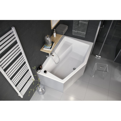 EXCELLENT VESPER WANNA 160X100 CM PRAWA, BIAŁA WAEX.VEP16WH