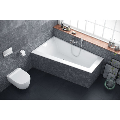 EXCELLENT SFERA SLIM WANNA 170X100 CM PRAWA, BIAŁA WAEX.SFP17WHS