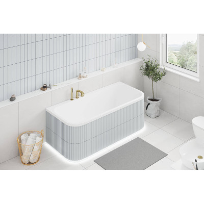 EXCELLENT FLEX SYSTEM OBUDOWA DO ZABUDOWY PŁYTKAMI WANNY ARANA OBEX.ARA.18WH